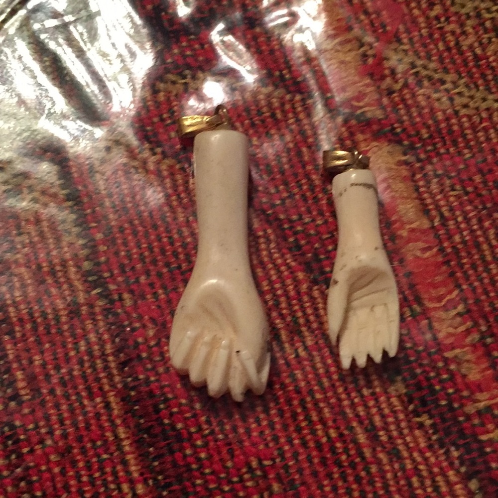 TWO BRAND NEW HAND CHARMS